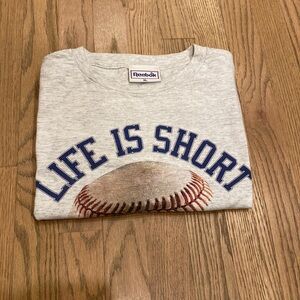 Vintage "Life is Short-Play Hard" T-Shirt
